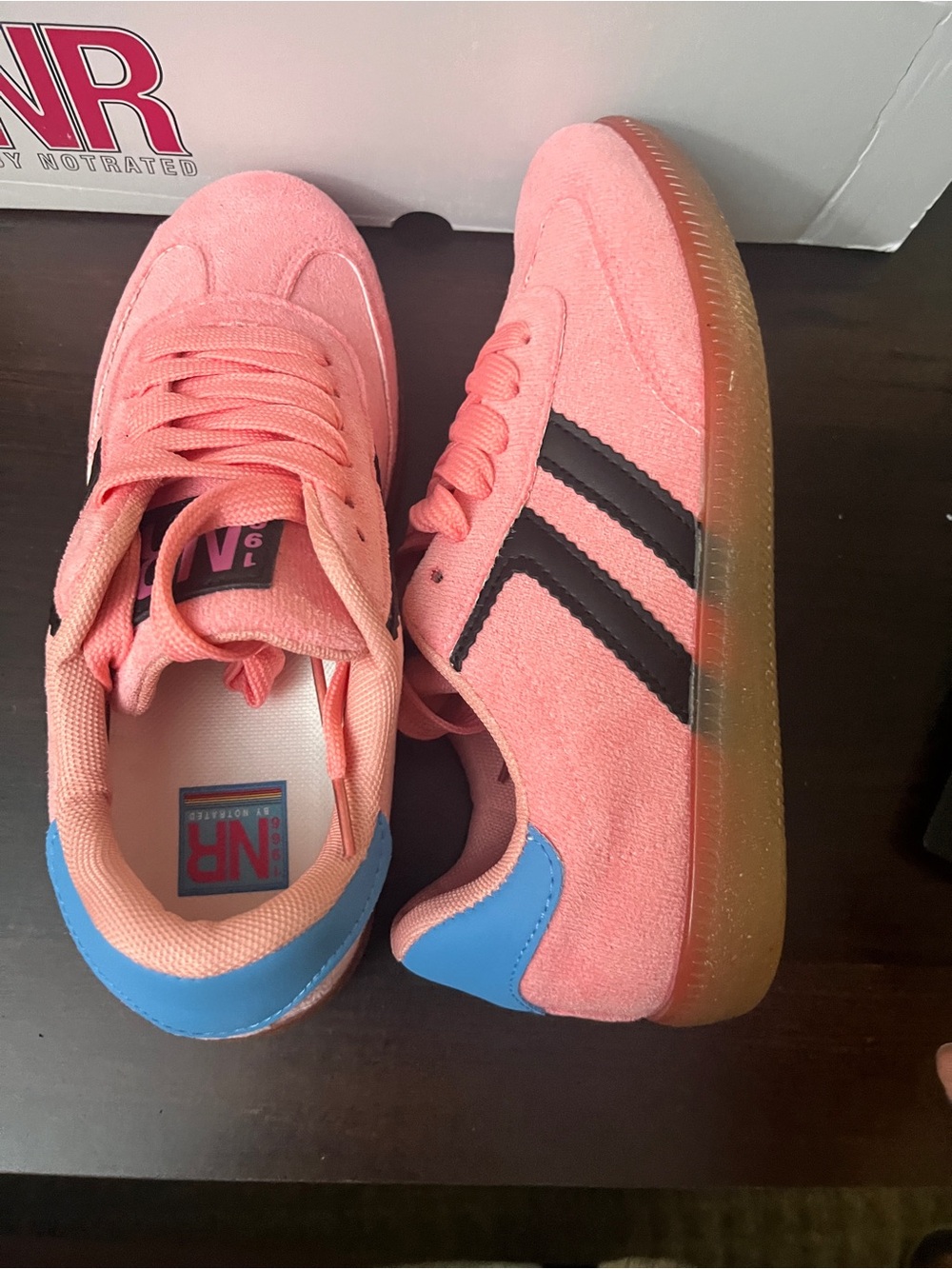 Right on Track Retro Lace-Up Sneaker from the 1966 NR by Not Rated line